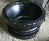 cast steel slag pot/skim pot/dross pot for aluminum/ lead/zinc remelting