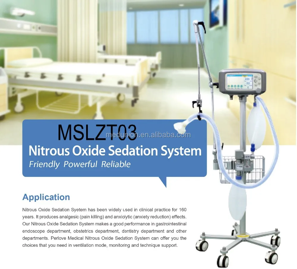 Hot Medical Nitrous Oxide Sedation Machine Mslzt03 Buy Nitrous Oxide