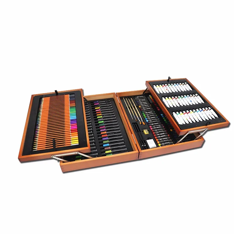 174-piece Deluxe Painting And Drawing Art Set In Wooden Box For Kids ...