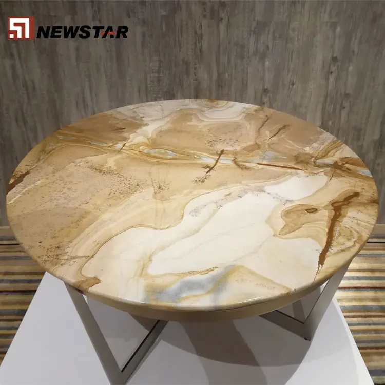 Mystic Natural Marble Table Top Replacement Marble Top Dining Table