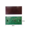 dip single color red semi-outdoor led screen module p10 for running message led display module