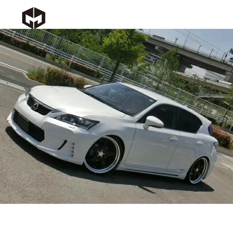 Fiberglass Front Rear Bumpers Side Skirts Fenders Wald Body Kit For