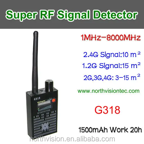 Portable Rf Detector,Super Rf Signal Detector With 1500mah Battery Metal Detector - Buy Professional Camera Detector,Gold Detector,Metal Detector