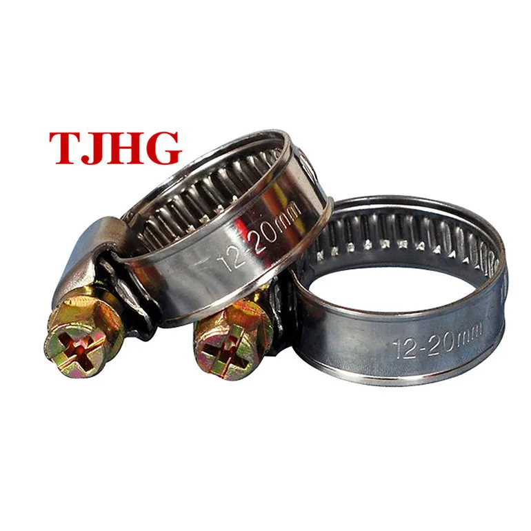 
China professional manufacturer Factory Direct Sale low price Stainless Steel adjustable German type hose clamp 