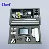 tij double nozzle jet coder printing logo and barcode on health care packaging cartons