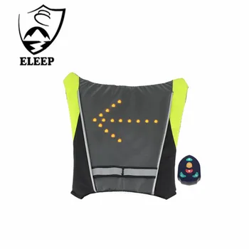 2017 Led Sans Fil Sécurité Clignotant Gilet Pour Le Vélo Nuit Davertissement Phare Vélo Vélo Sécurité Lumière Jack Buy Gilet Lumineuxgilet De