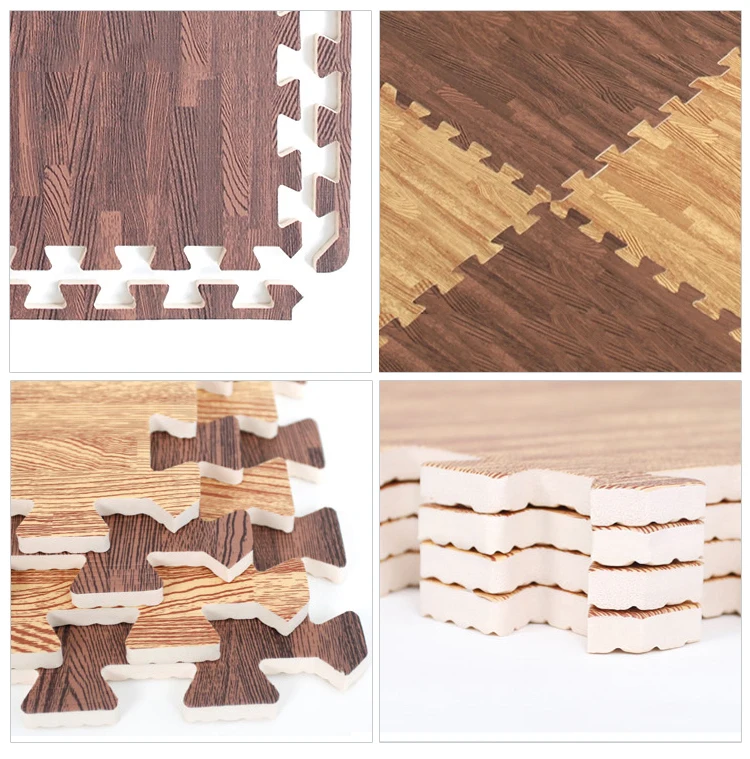 Easy Doityourself Interlocking Eva Foam Wooden Grain Floor Mat Buy