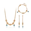 vi-48 xuping muslim Turkish eye 18k gold pakistani dulhan alloy fashion luxury accesorios de mujeres Allhal jewelry set