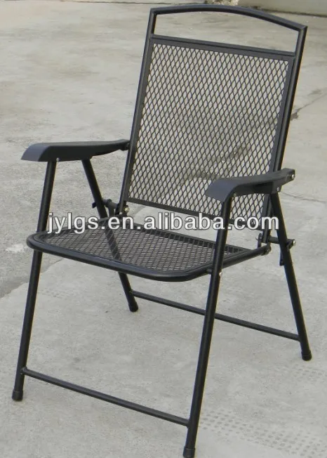 foldable steel chair