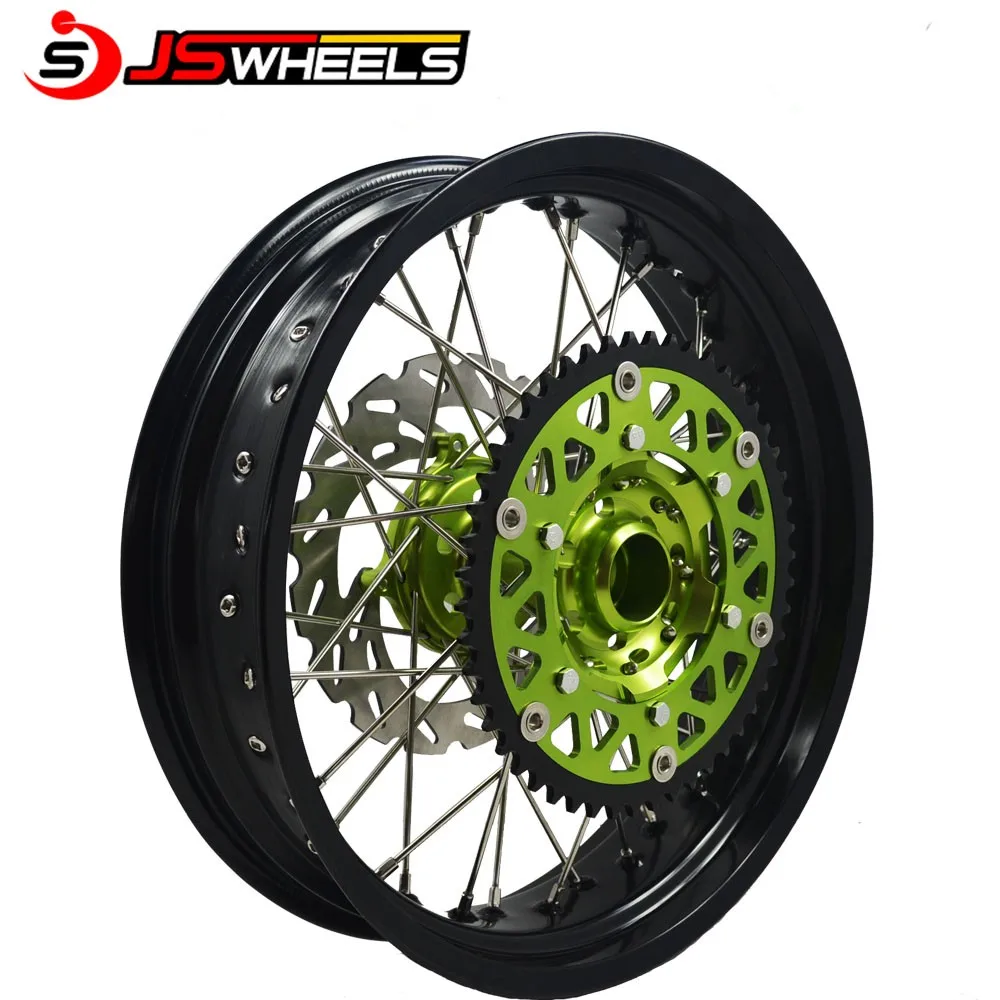 4.25x17 Alloy Rims Supermotard And Street Bike Wheels For Kx 250f 450f