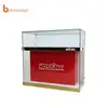 Hot Sale Titanium Alloy Frame Glass Showcase For Collectible Objects