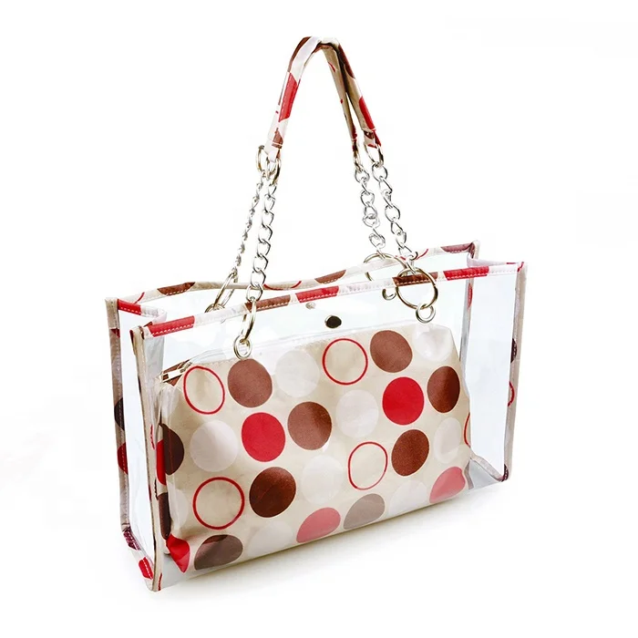 

simple pvc handbags,2 Pieces, As the picture or can be customized