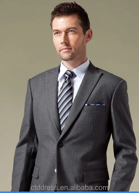 grey business suit