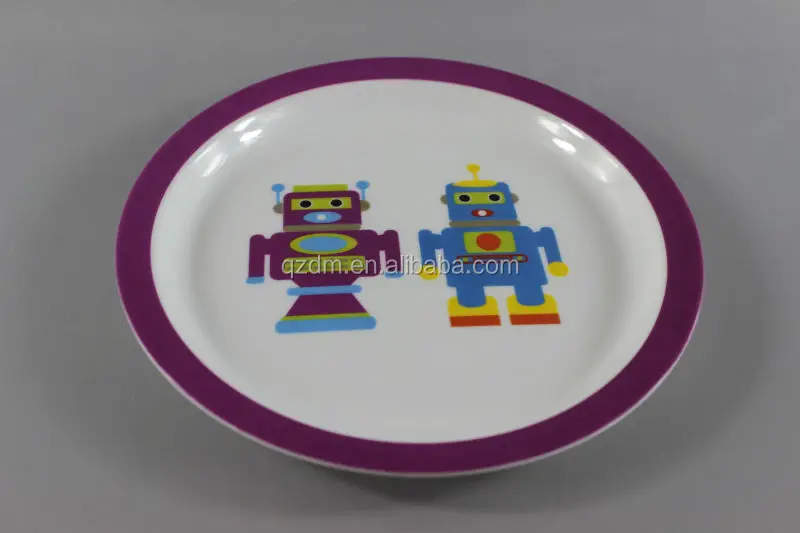 100% Melamine Dinner Plate For Baby