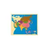 High Quality wooden puzzle montessori educational world map