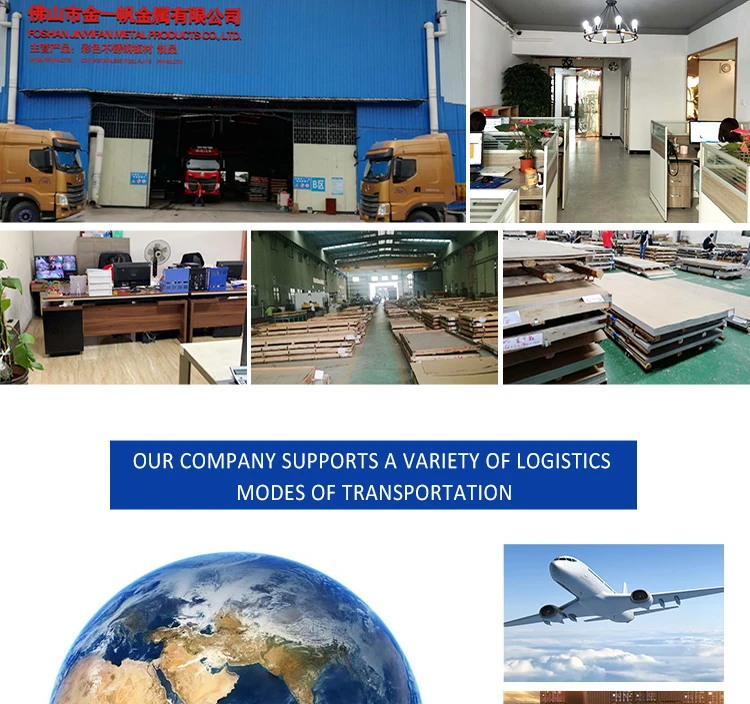 ZB9055 Stainless steel sheet brushed gold champagne colored