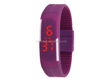 purple led watch