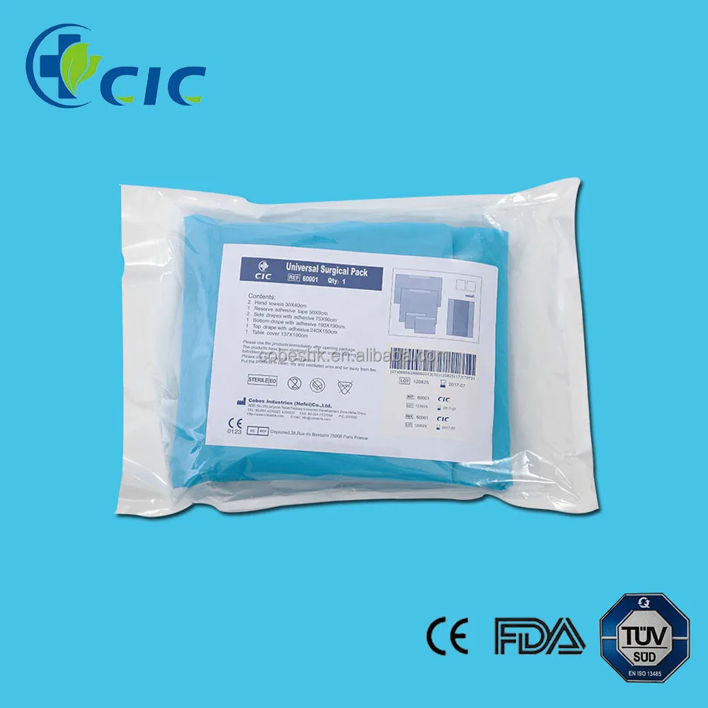 Disposable Sterile Surgical Instrument Kit Reinforced Universal Pack