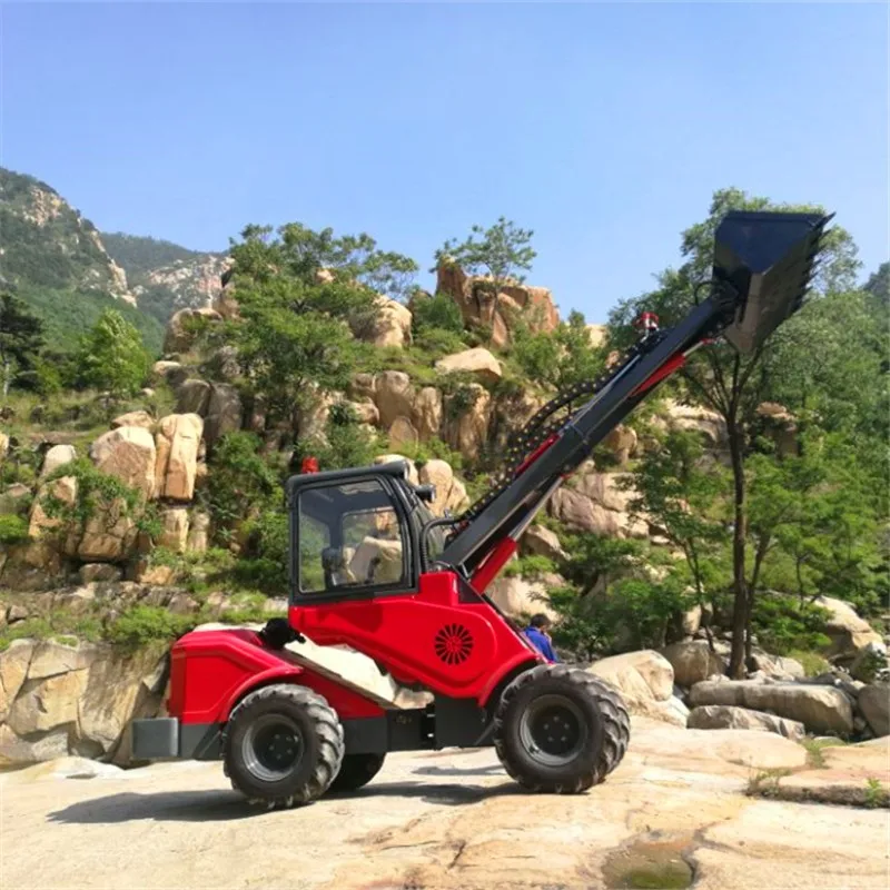 Taian Articulating Mini Loader Dy25 800kg Compact Articulating Loaders