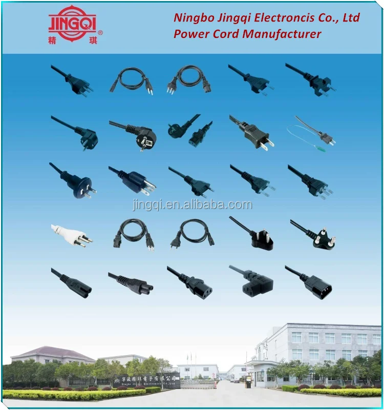American Ul Standard Ac Power Cord With Plug 10a 125v