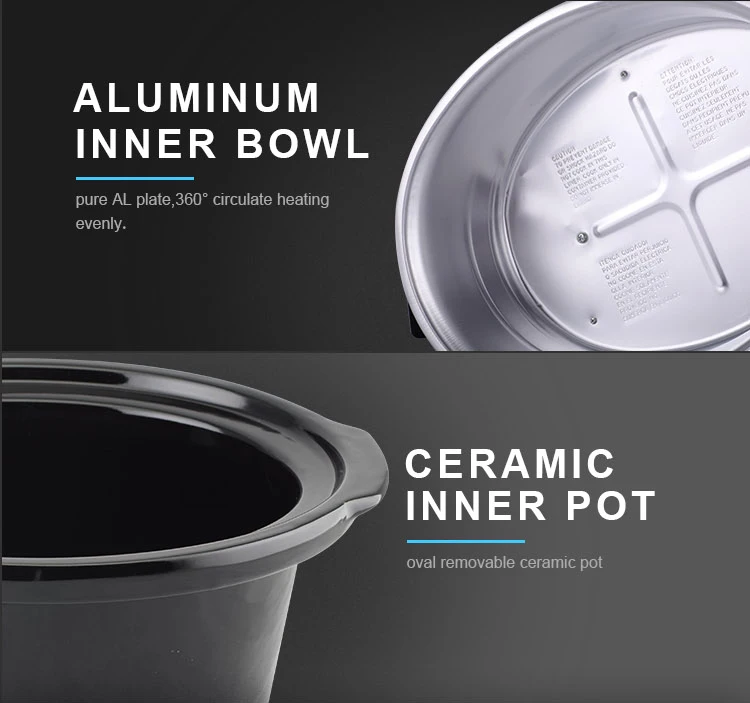 Deluxe kitchenware multi electric cooker industrial professional slow cooker