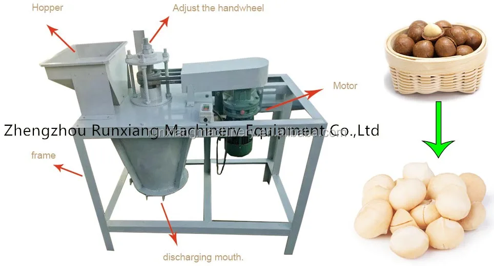 Macadamia Nut Cracker Shelling Peeling Machine Buy Commercial Nut