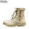 desert Camouflage army canven military combat Men's Boots shoes military