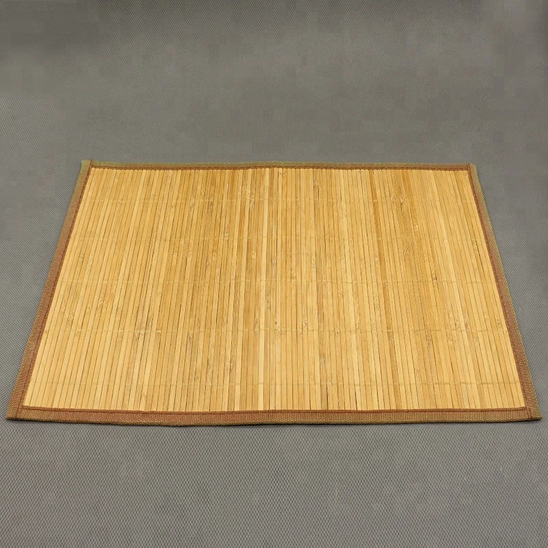 Simple Household Manual Mats Woven Mats Natural Green Bamboo