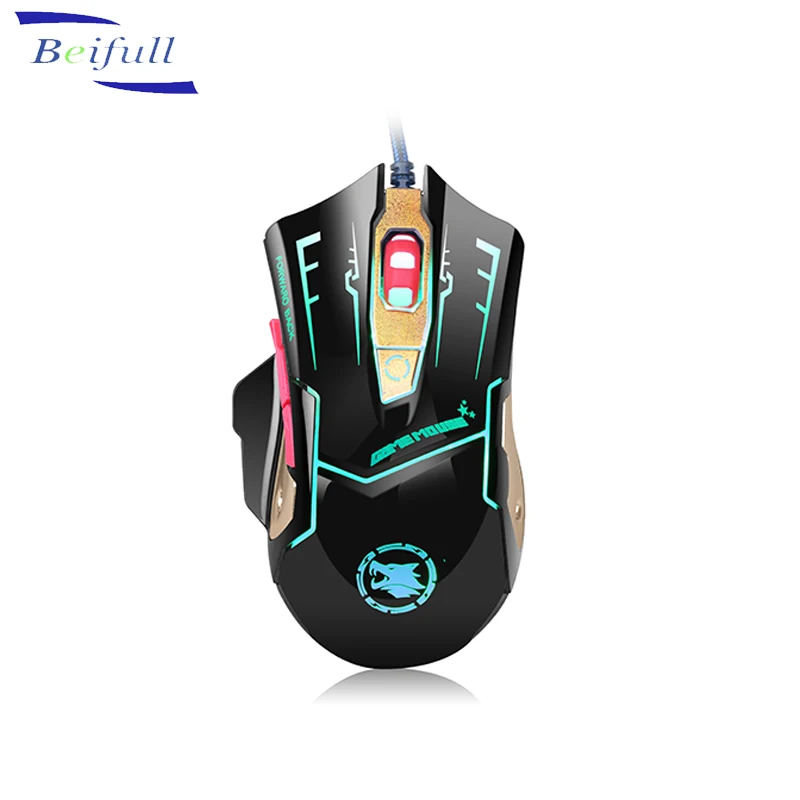 Top Selling Custom Programming Usb Wire Gaming Mouse With Flashing Led