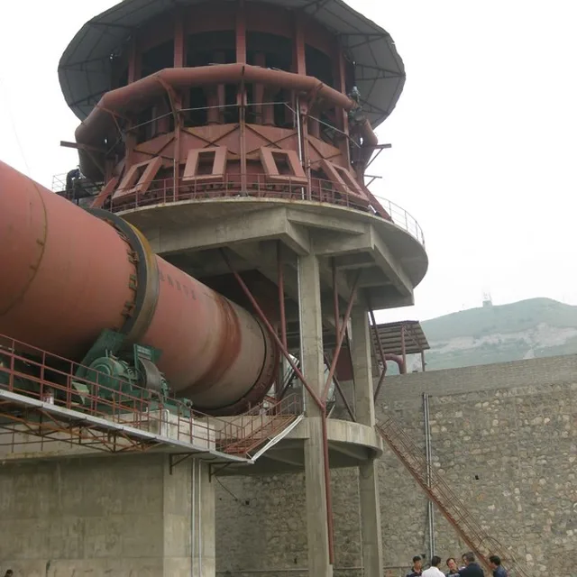 Сжигание известняка. Lime Kiln. Rotary Kiln. Вращающаяся печь цементного завода. Вращающаяся печь для извести.