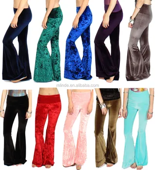 velvet bell bottoms