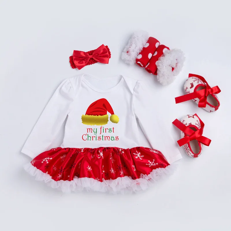Kinder Baby M/ädchen Weihnachtskleid R/üschen/ärmel Rot Plaid Tutu Rock Weihnachten Party Outfits Schwester Passende Kleidung Set