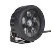 18w 3.5" round 6 led projector work lights motorcycle driving fog spotlight for boats cars trucks offroad 4X4 drl