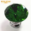 Hot sale home furniture hardware zinc alloy handle glass knobs handles
