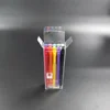 Custom logo printed pen packaging PVC box Transparent plastic pen packaging gift box for 10pcs pens display