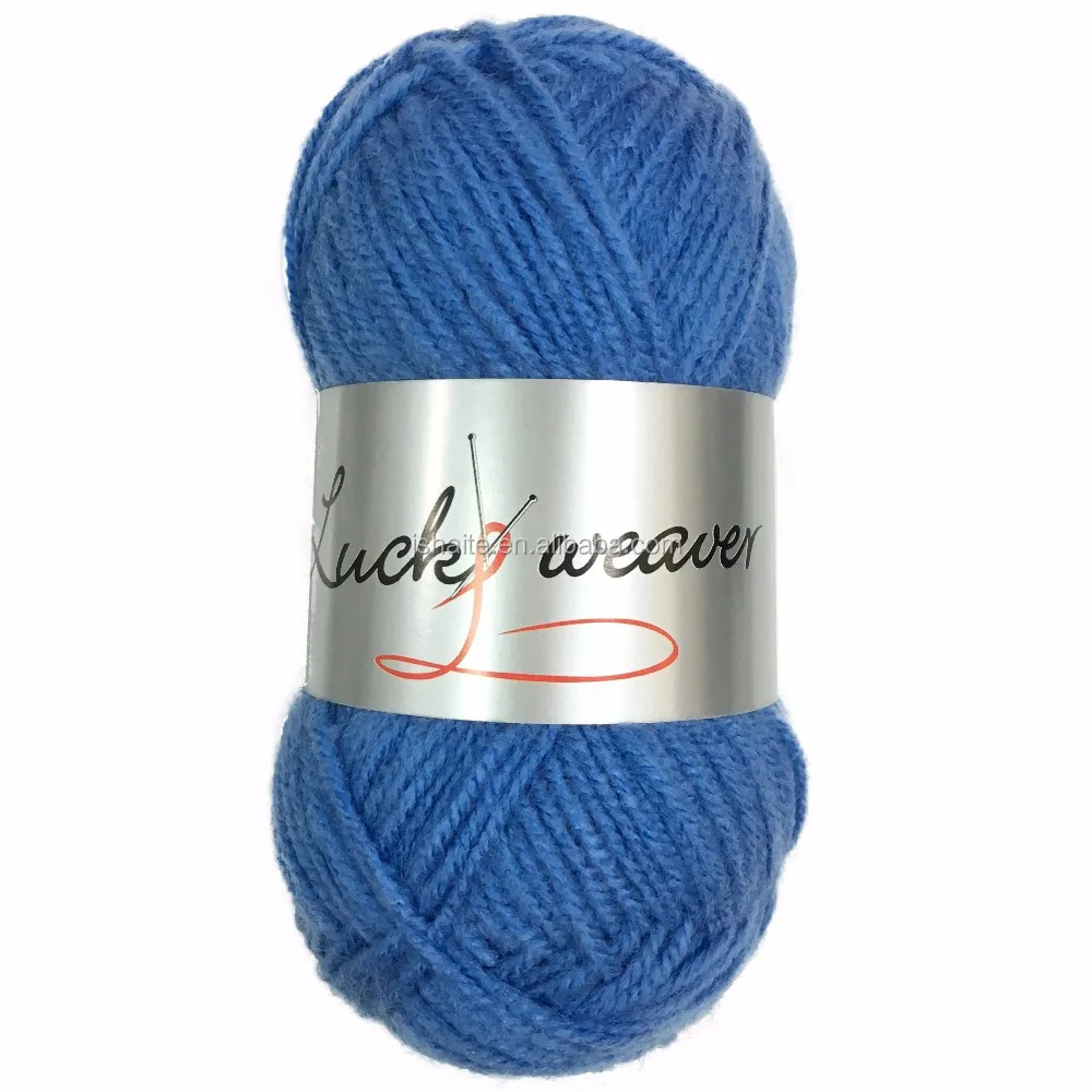 Soft 100 Acrylic Dk 8 Ply Light Weight Yarn Solid Color Hand Knitting