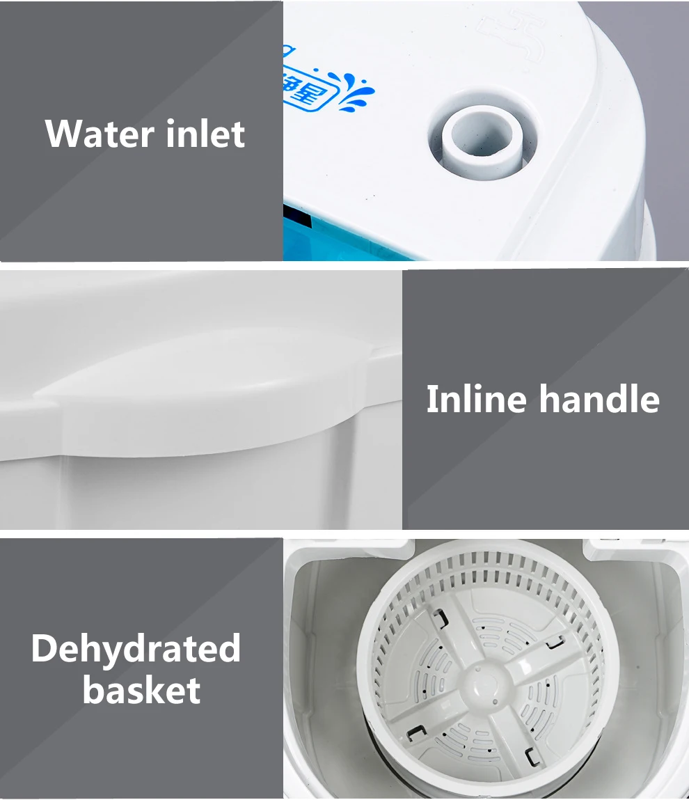 2020 New Mini Usb Portable Turbo Laundry Washing Machine Automatic