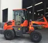 zl12 front wheel loader with log fork in Australia,quick hitch forks pallet