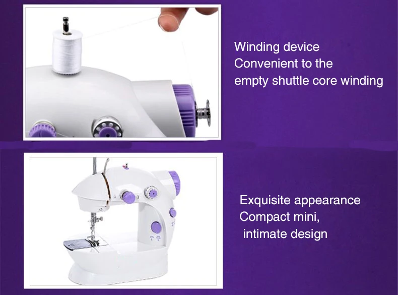 Fhsm202 Straight Line Handy Light Weight Mini Sewing Machine For Sale