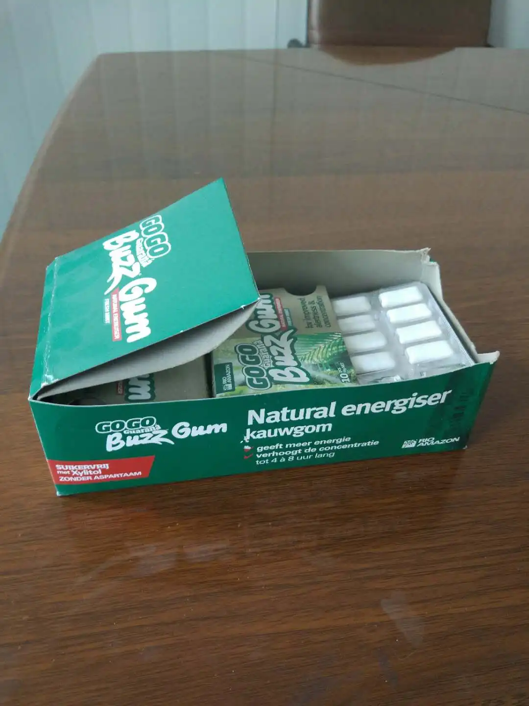 2018 Hot Sale Xylitol Chew Gum Spearmint Flavor With 10 Pcs In A