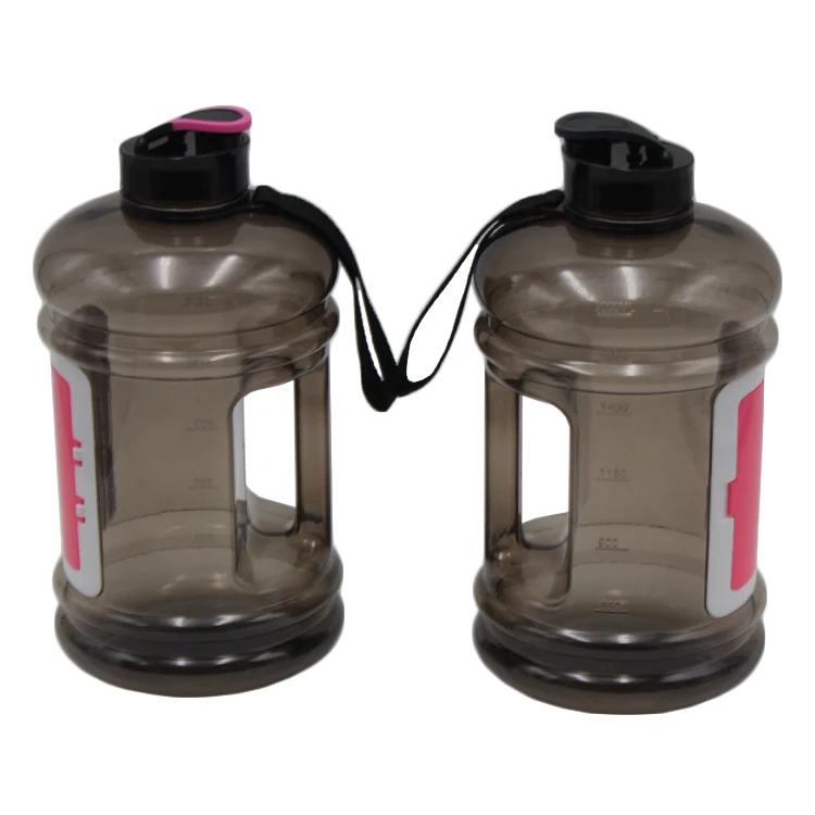 2.2l Large Capacity Plastic Gym Fitness Dumbbell Drinking Water Bottle