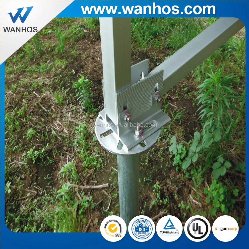Ground Solar Mounting System,C-steel/ Solar Panel Bracket/ Pv Mounting ...