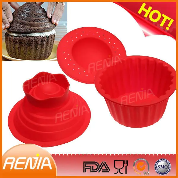 Giant Cooking Pan And Giant Cupcake Silicone Cake Mould Buy