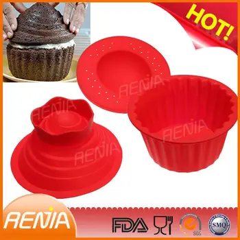 Giant Cooking Pan And Giant Cupcake Silicone Cake Mould Buy Giant