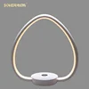 Modern simple home oval touch switch LED desk lamp