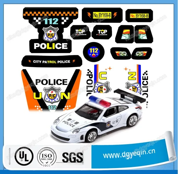 Mobil Beralih Label Decals Untuk Mobil Mainan Mobil Lucu Stiker