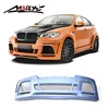 2008- 2014 body kits for BMW X6 X6M E71 Body Kit M2 Style wide body central Exhaust with square cover kit for BMW X6M