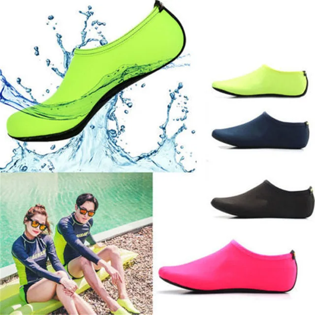 Women Men Unisex Water Shoes Surf Diving Socks Non-slip Swim Beach Footwear UK 