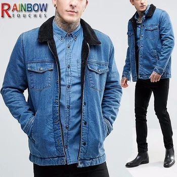 men's winter denim jacket