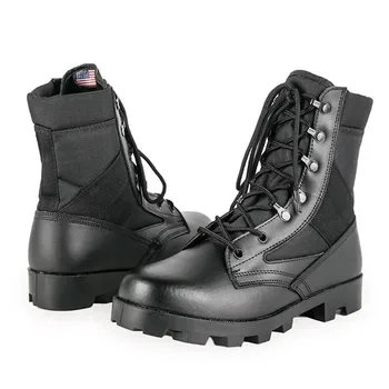 high leg combat boots